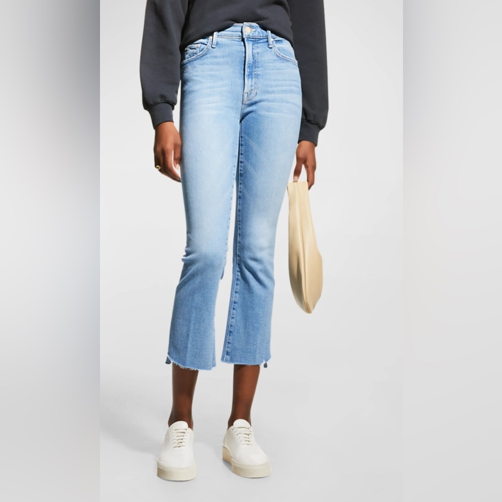 MOTHER The Insider Crop Step Fray Jeans